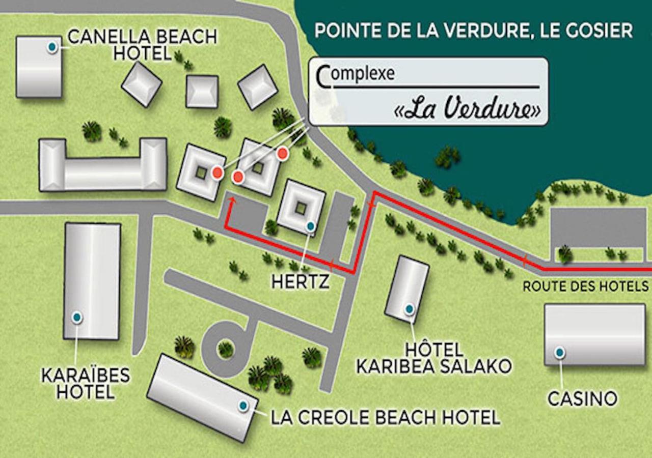 Coton Doux Front De Mer Le Gosier  Exterior photo